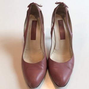 Marc Jacobs Mauve Leather Heels 3.5”